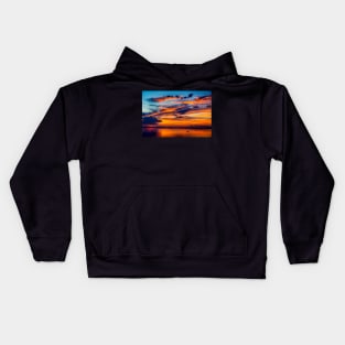 Sunset Over the Great Salt Lake Kids Hoodie